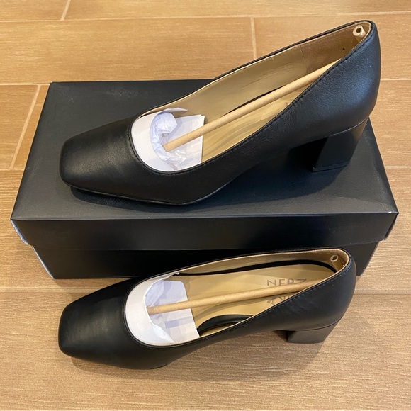 NWB Naturalizer Karina Pump in Black, Black Pumps, New Black heels square toe - Picture 10 of 13